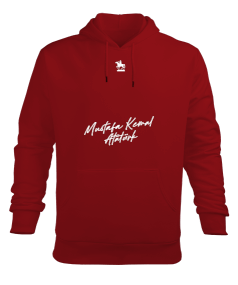 Mustafa Kemal Atatürkün Bursa Nutku Erkek Kapüşonlu Hoodie Sweatshirt - Tisho