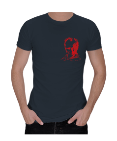 Mustafa Kemal Erkek Regular Kesim Tişört - Tisho