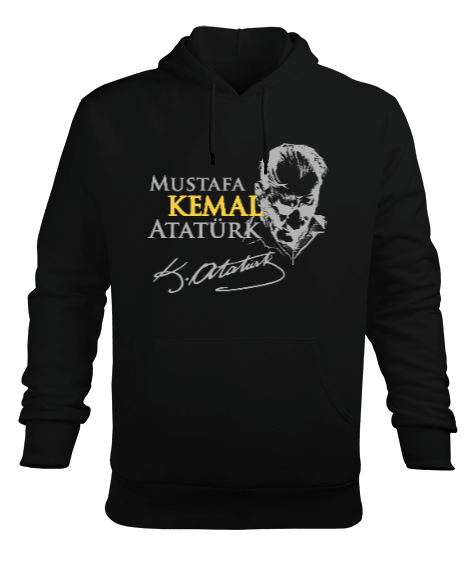 Tisho - Mustafa Kemalim Erkek Kapüşonlu Hoodie Sweatshirt