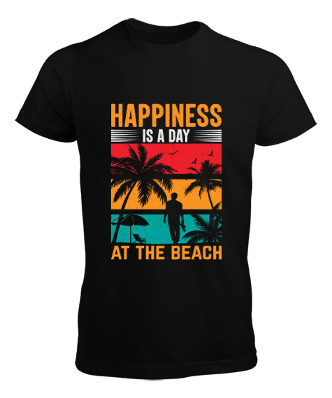 Tisho - Mutluluk sahilde bir gundur Erkek Tişört