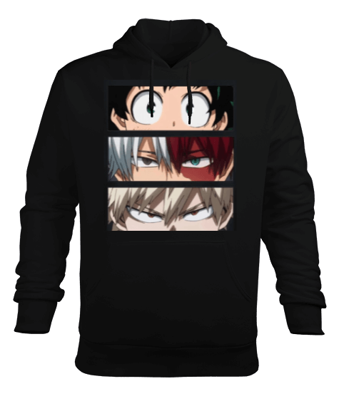 Tisho - My Hero Academia Erkek Kapüşonlu Hoodie Sweatshirt