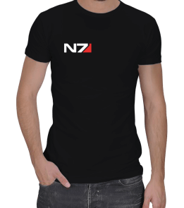 Tisho - N-7 Mass Effect Çizgisiz Erkek Regular Kesim Tişört