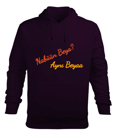 Tisho - Nabüün Beya Erkek Kapüşonlu Hoodie Sweatshirt