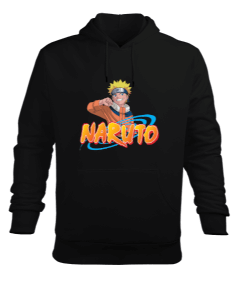 Tisho - Naruto 1 Erkek Kapüşonlu Hoodie Sweatshirt