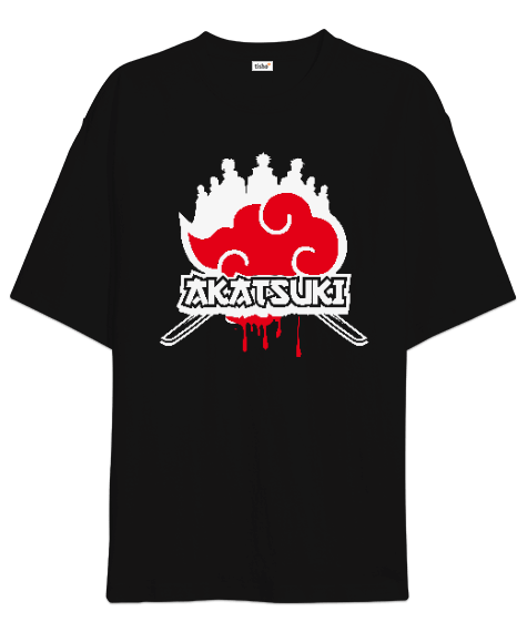 Tisho - Naruto Akatsuki Oversize Unisex Tişört
