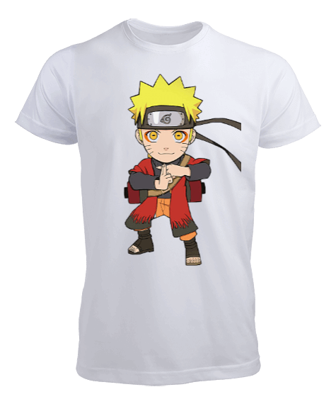 Tisho - Naruto Anime Baskılı Erkek Tişört