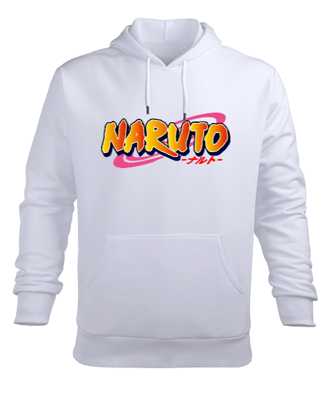 Tisho - Naruto Beyaz Erkek Hoodie S / M / L / XL Erkek Kapüşonlu Hoodie Sweatshirt