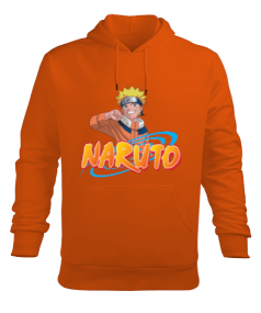 Tisho - Naruto Erkek Kapüşonlu Hoodie Sweatshirt