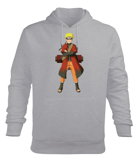 Tisho - Naruto Hoodie Erkek Kapüşonlu Hoodie Sweatshirt