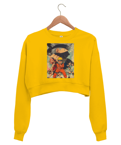 Tisho - NARUTO Kadın Crop Sweatshirt