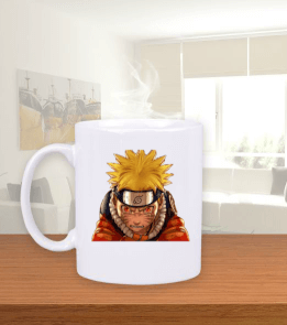 Naruto kyuubi Beyaz Kupa Bardak