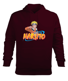 Tisho - Naruto Pokemon Anime Erkek Kapüşonlu Hoodie Sweatshirt