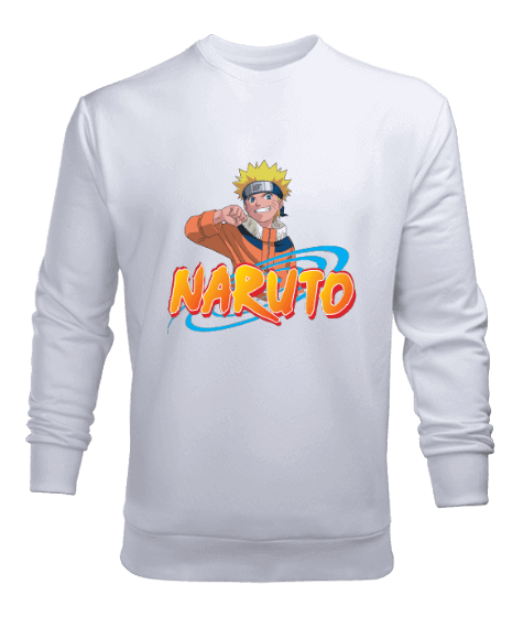 Tisho - Naruto tasarım Erkek Sweatshirt