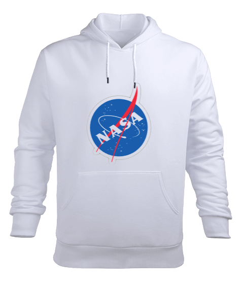 Tisho - NASA Erkek Kapüşonlu Hoodie Sweatshirt