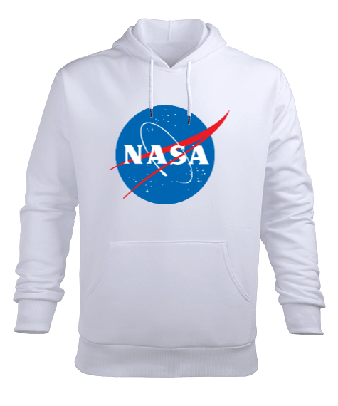 Tisho - Nasa Tasarımlı Sweatshirt Erkek Kapüşonlu Hoodie Sweatshirt