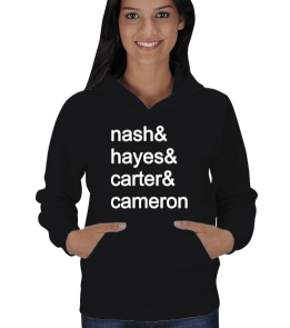 Tisho - Nash Hayes Carter Cameron Kadın Kapşonlu
