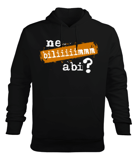 Tisho - Ne Bilim Abi Erkek Kapüşonlu Hoodie Sweatshirt