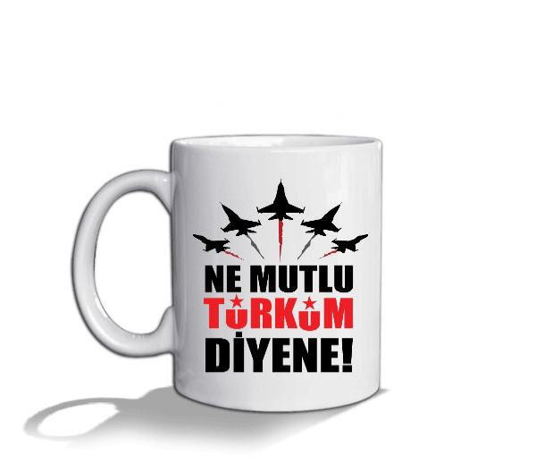 Tisho - Ne mutlu türküm diyene Beyaz Kupa Bardak