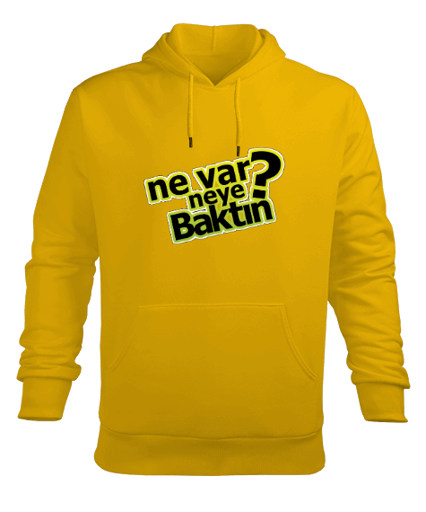 Tisho - Ne Var Neye Baktın Erkek Kapüşonlu Sweatshirt Erkek Kapüşonlu Hoodie Sweatshirt