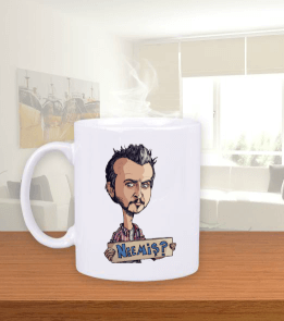 NEEEMİŞŞ Beyaz Kupa Bardak - Thumbnail