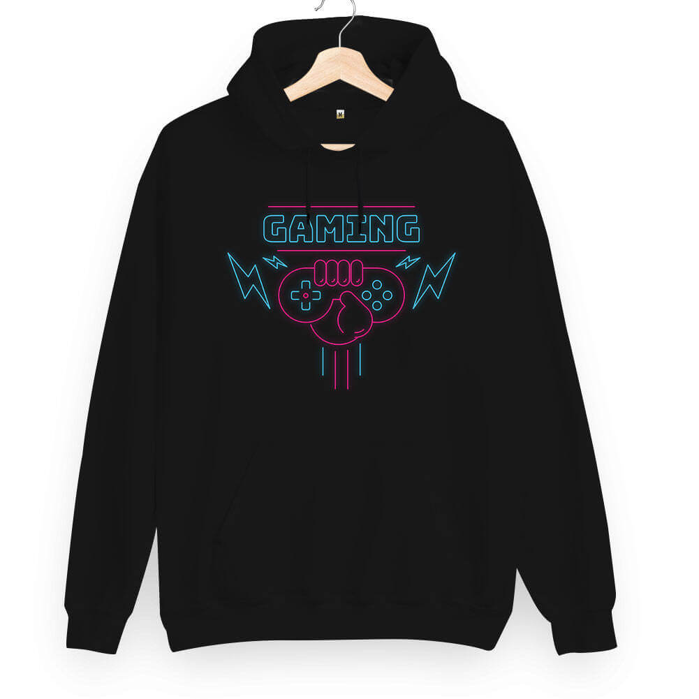 Tisho - Neon Gaming Unisex Kapüşonlu Sweatshirt