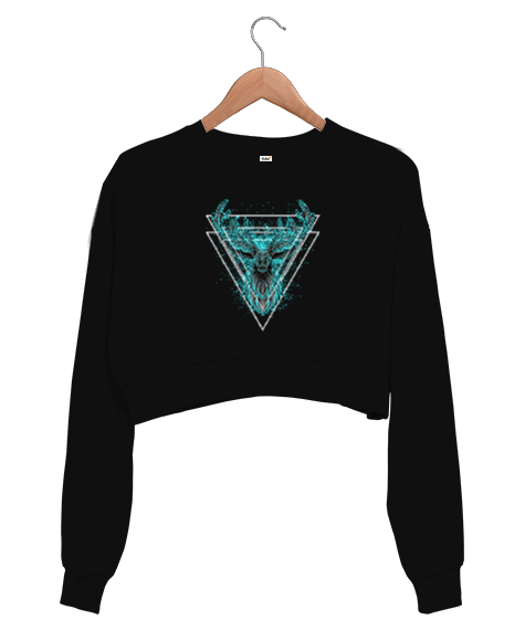 Tisho - Neon Kadın Crop Sweatshirt