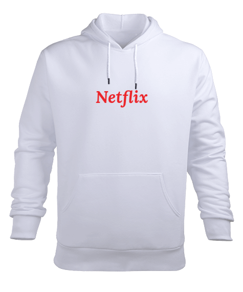 Tisho - Netflix Erkek Kapüşonlu Hoodie Sweatshirt