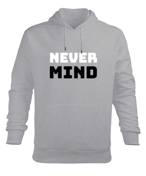 Tisho - Nevermind Erkek Kapüşonlu Hoodie Sweatshirt