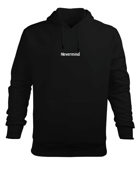 Tisho - Nevermind Erkek Kapüşonlu Hoodie Sweatshirt