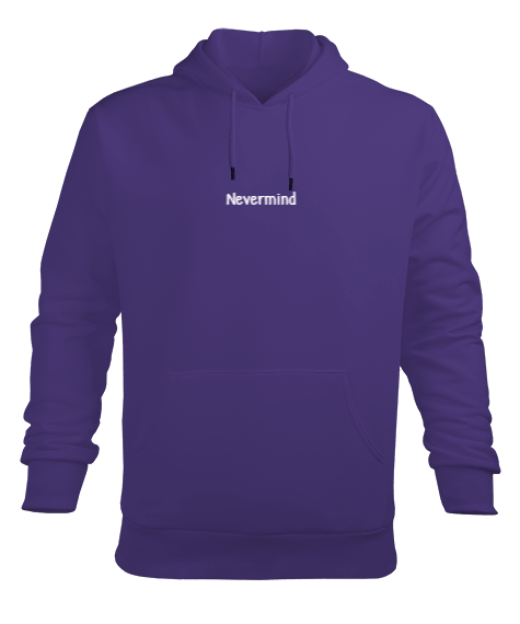 Tisho - Nevermind Erkek Kapüşonlu Hoodie Sweatshirt