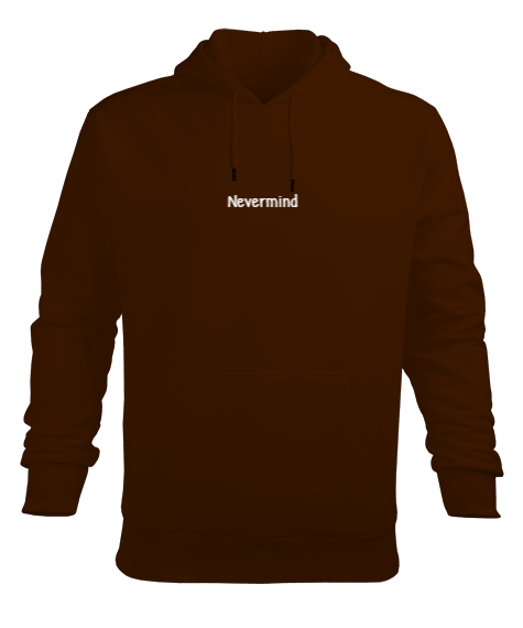 Tisho - Nevermind Erkek Kapüşonlu Hoodie Sweatshirt