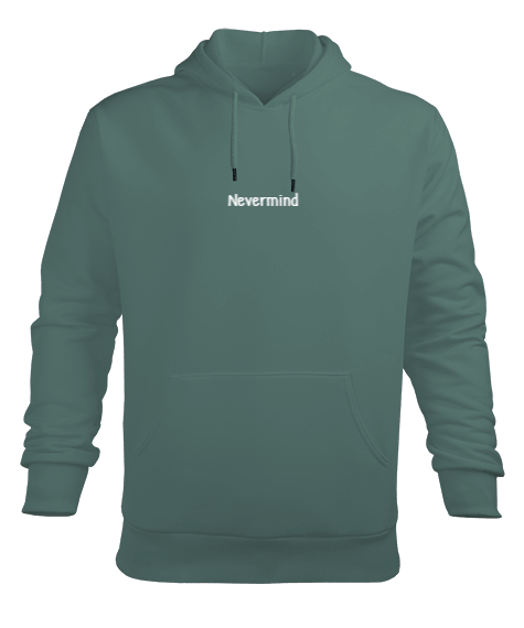 Tisho - Nevermind Erkek Kapüşonlu Hoodie Sweatshirt