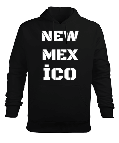 Tisho - New Mexico Erkek Kapüşonlu Hoodie Sweatshirt