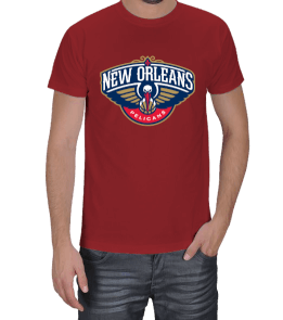 Tisho - New Orleans Pelicans Erkek Tişört