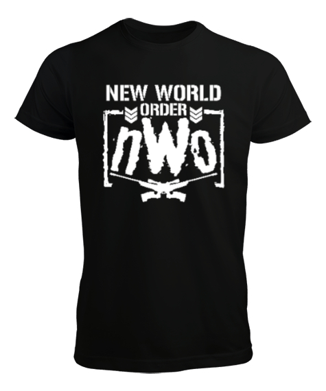 Tisho - New World Order NWO Siyah Erkek Tişört