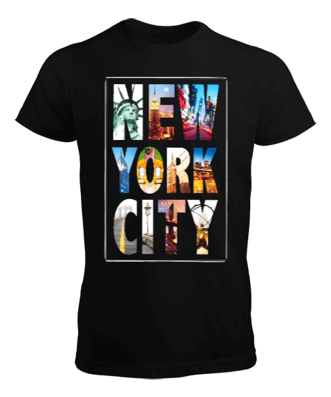 New York City Tasarımlı Erkek Tişört