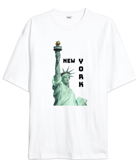 Tisho - NEW YORK Oversize Unisex Tişört