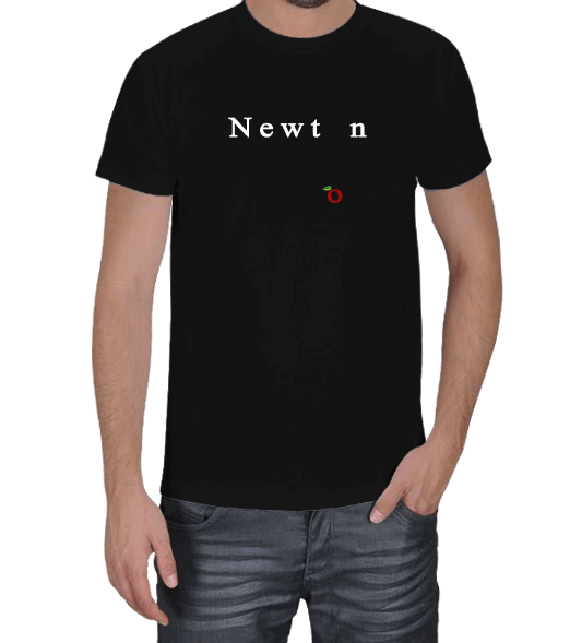 Tisho - Newton - Bilim Adamları Serisi Erkek Tişört