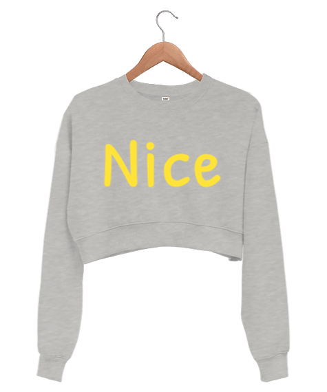 Tisho - Nice Kadın Crop Sweatshirt