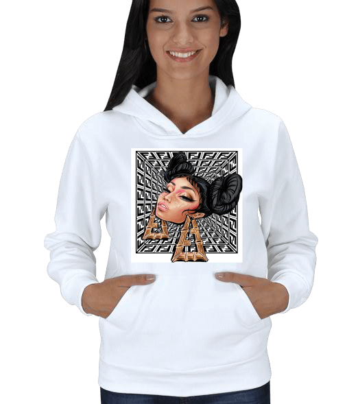 Tisho - Nicki Minaj Fendi Merch Kadın Kapşonlu