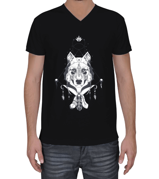 Tisho - Night Dog Erkek Basic V Yaka