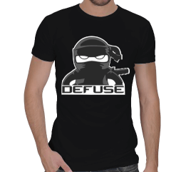 Ninja Defuse Erkek Regular Kesim Tişört