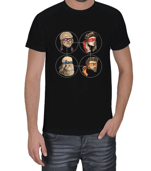 Ninja Kaplumbağalar Erkek Tişört