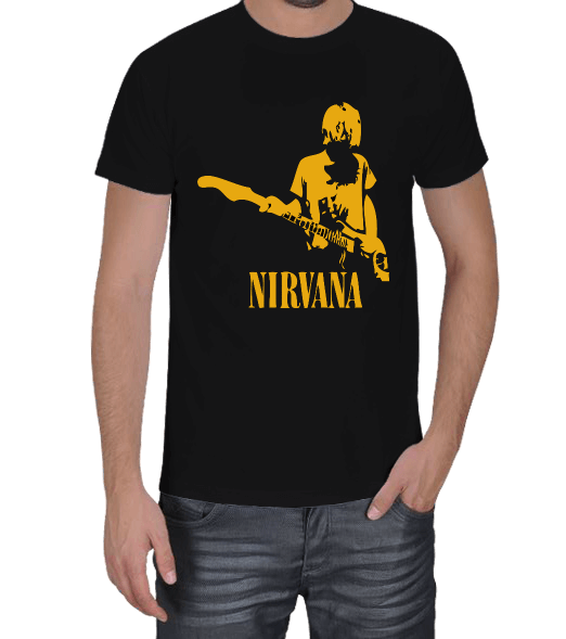 Tisho - Nirvana Kurt Cobain Erkek Tişört