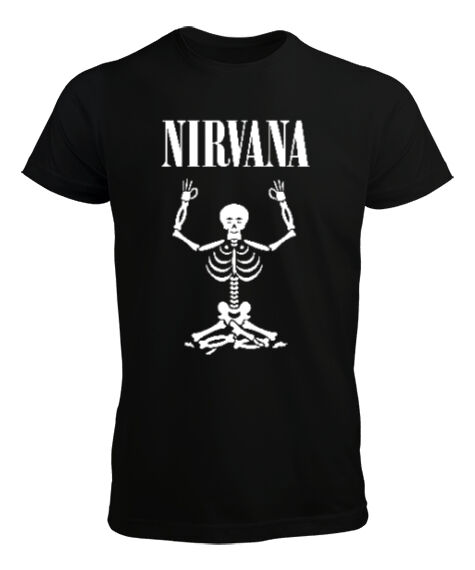 Nirvanaya Ulaşmak - Nirvana - Yoga - Siyah Erkek Tişört
