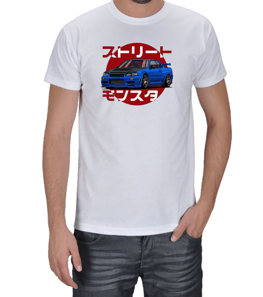 Tisho - Nissan Skyline R34 GT-R Erkek Tişört