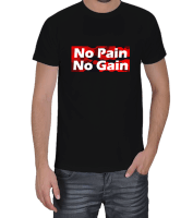No Pain No Gain Erkek Tişört - Thumbnail