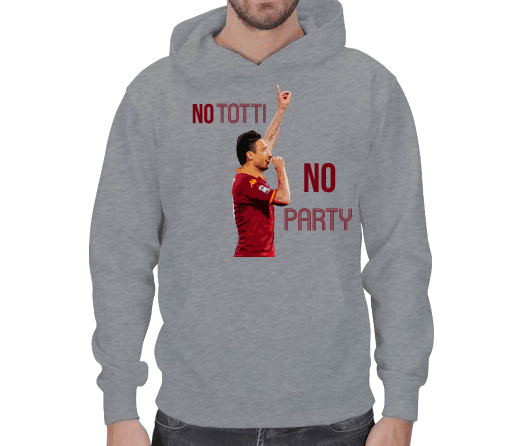 Tisho - No Totti No Party Erkek Kapşonlu