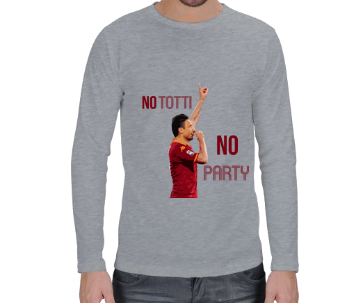 Tisho - No Totti No Party Erkek Uzun Kol