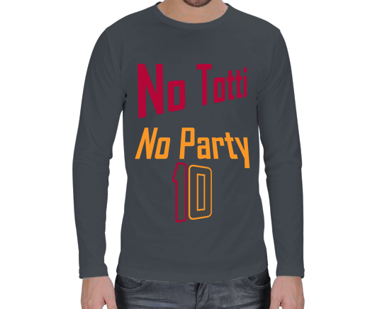Tisho - No Totti No Party Erkek Uzun Kol